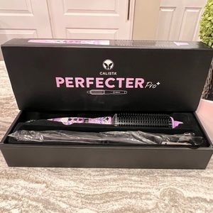 NEW IN THE BOX CALISTA PERFECTER PRO + Heated Round Brush Curling Iron